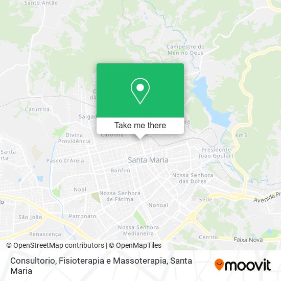 Mapa Consultorio, Fisioterapia e Massoterapia