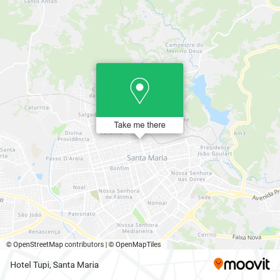 Mapa Hotel Tupi