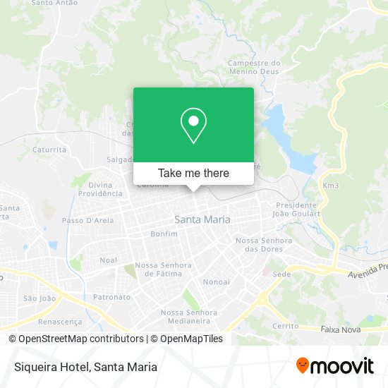 Siqueira Hotel map