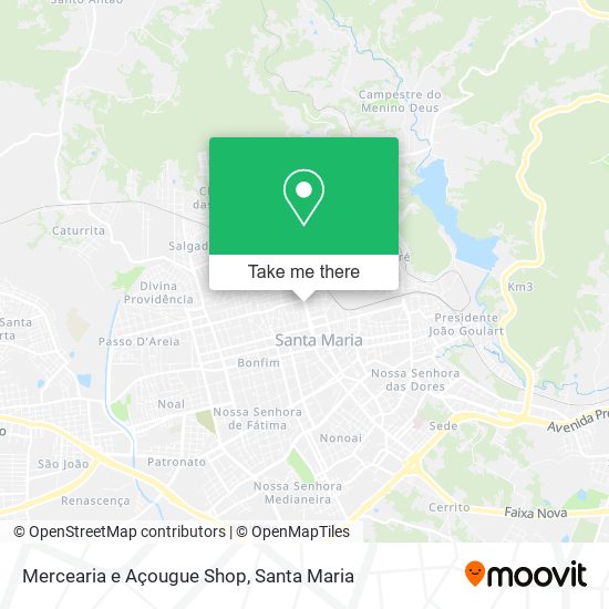 Mapa Mercearia e Açougue Shop