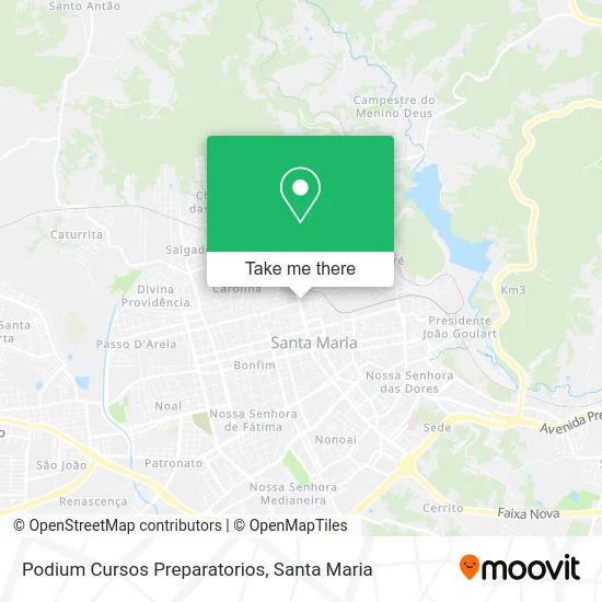 Podium Cursos Preparatorios map