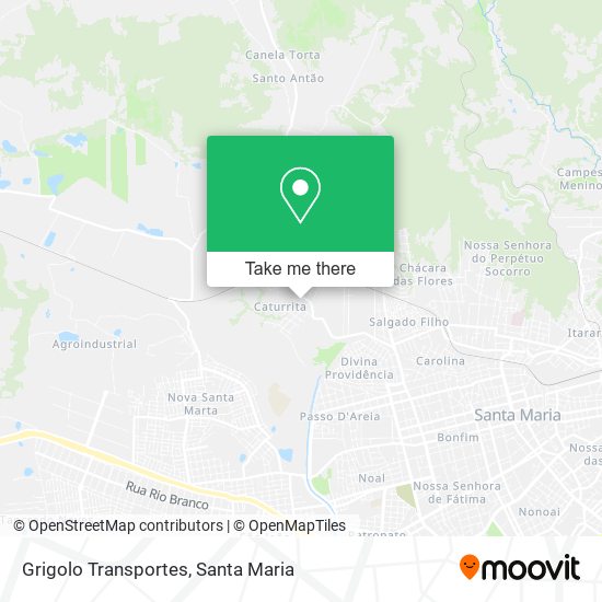 Mapa Grigolo Transportes