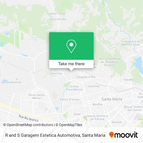 Mapa R and S Garagem Estetica Automotiva