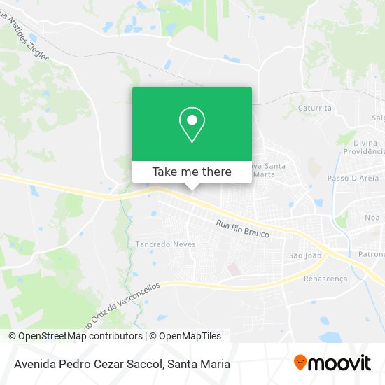 Avenida Pedro Cezar Saccol map