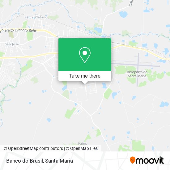 Banco do Brasil map