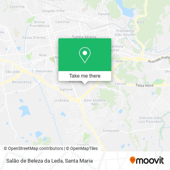 Salão de Beleza da Leda map