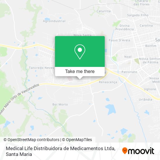 Mapa Medical Life Distribuidora de Medicamentos Ltda