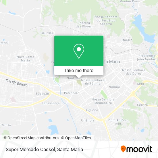 Super Mercado Cassol map