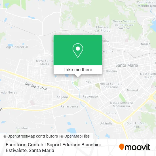 Escritorio Contabil Suport Ederson Bianchini Estivalete map