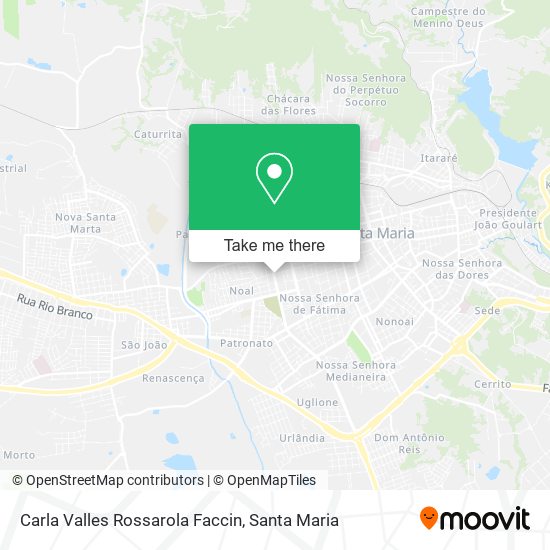 Carla Valles Rossarola Faccin map