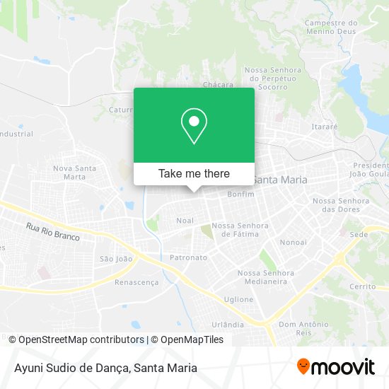 Ayuni Sudio de Dança map