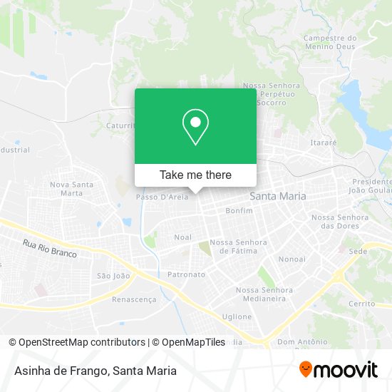 Asinha de Frango map