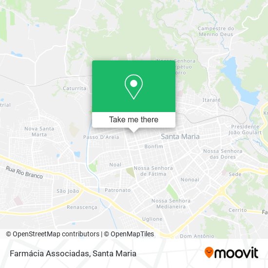 Farmácia Associadas map