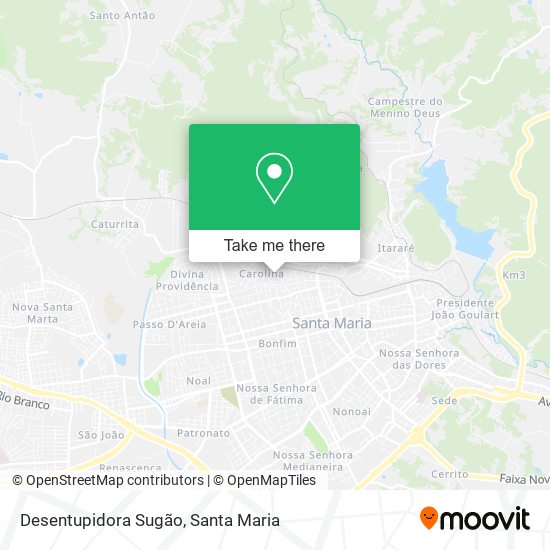 Desentupidora Sugão map