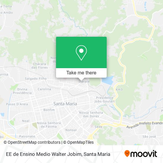 Mapa EE de Ensino Medio Walter Jobim