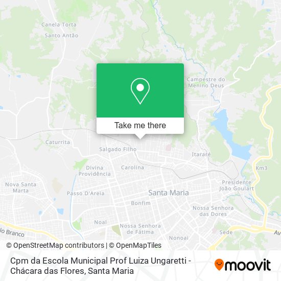 Cpm da Escola Municipal Prof Luiza Ungaretti - Chácara das Flores map