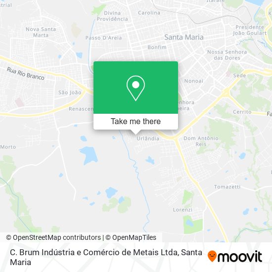 C. Brum Indústria e Comércio de Metais Ltda map