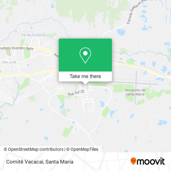 Comitê Vacacaí map