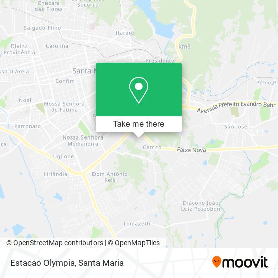 Mapa Estacao Olympia