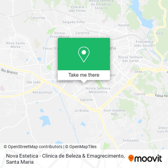 Nova Estetica - Clinica de Beleza & Emagrecimento map