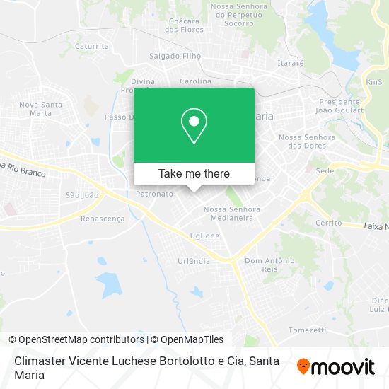 Climaster Vicente Luchese Bortolotto e Cia map