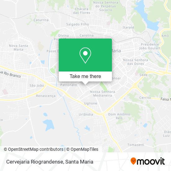 Cervejaria Riograndense map