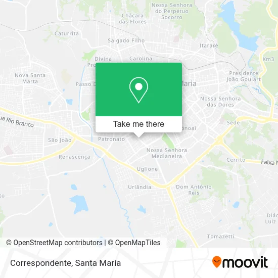 Correspondente map