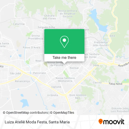 Luiza Ateliê Moda Festa map