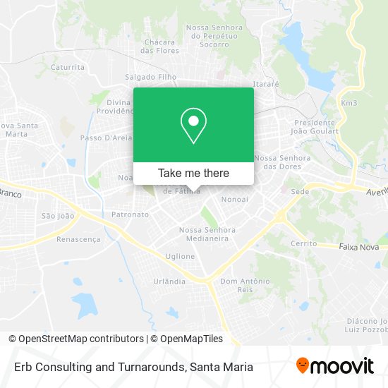 Erb Consulting and Turnarounds map