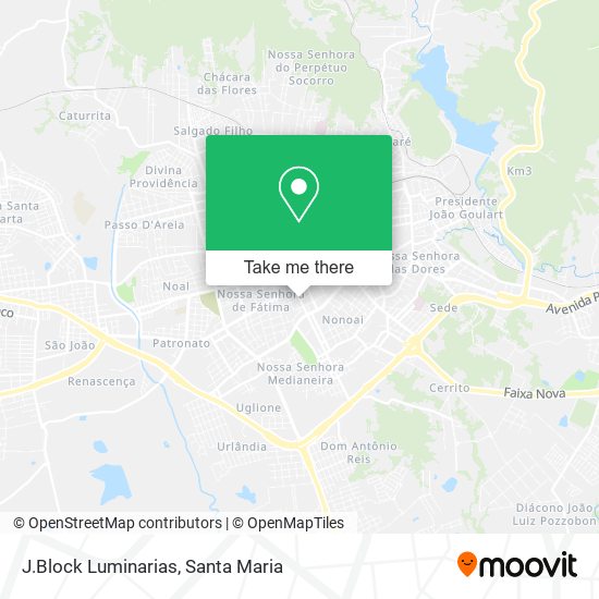 J.Block Luminarias map