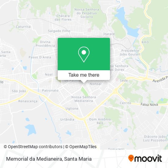 Memorial da Medianeira map