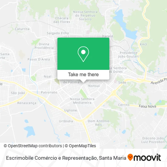 Escrimobile Comércio e Representação map