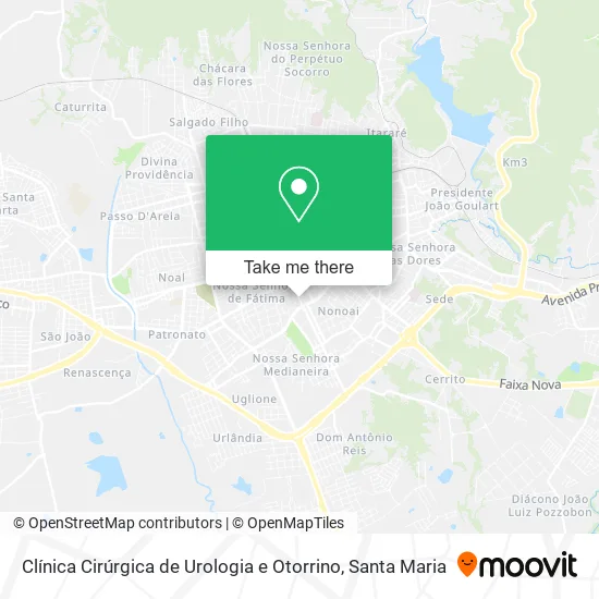 Clínica Cirúrgica de Urologia e Otorrino map