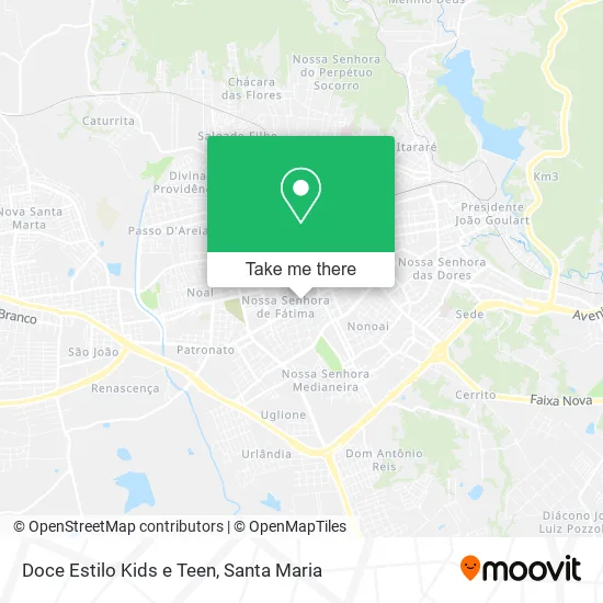 Doce Estilo Kids e Teen map