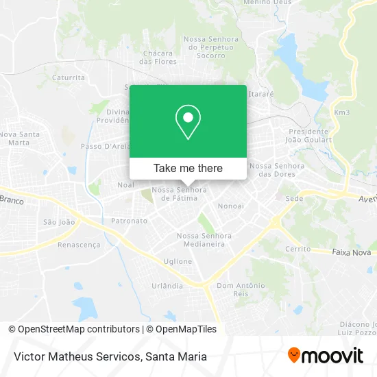 Victor Matheus Servicos map