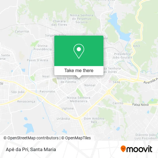 Apê da Pri map