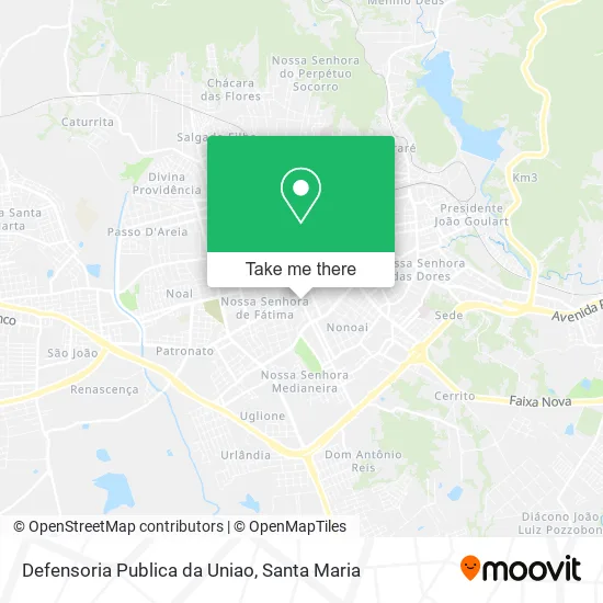 Defensoria Publica da Uniao map