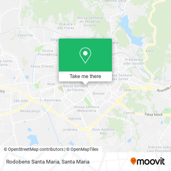 Rodobens Santa Maria map