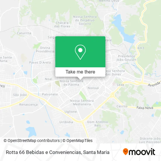 Rotta 66 Bebidas e Conveniencias map