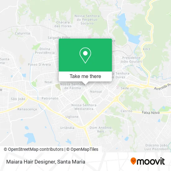 Maiara Hair Designer map