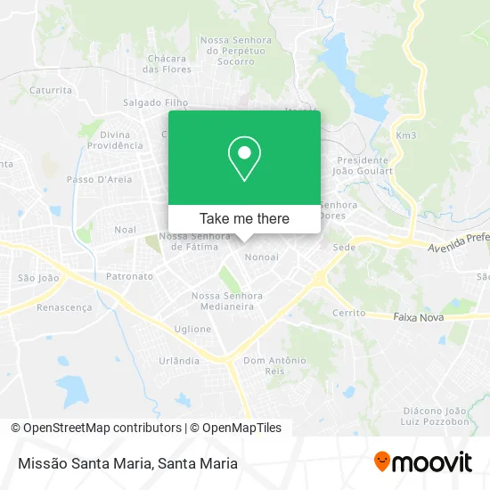 Missão Santa Maria map