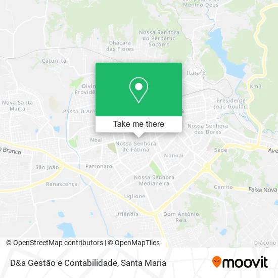 D&a Gestão e Contabilidade map