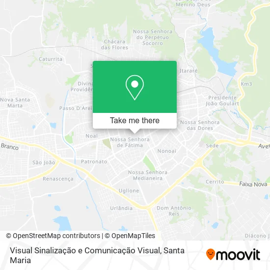 Visual Sinalização e Comunicação Visual map