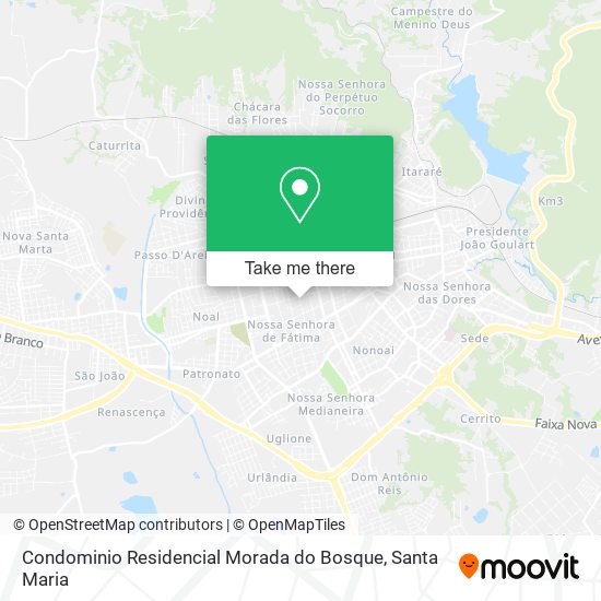 Condominio Residencial Morada do Bosque map