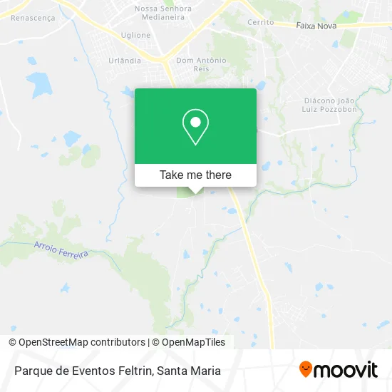 Parque de Eventos Feltrin map
