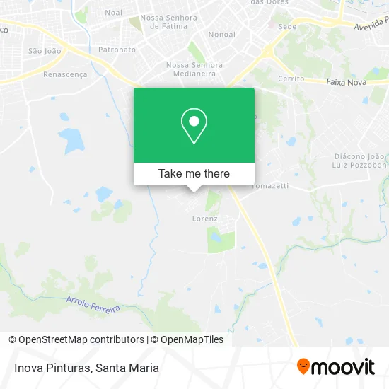 Inova Pinturas map