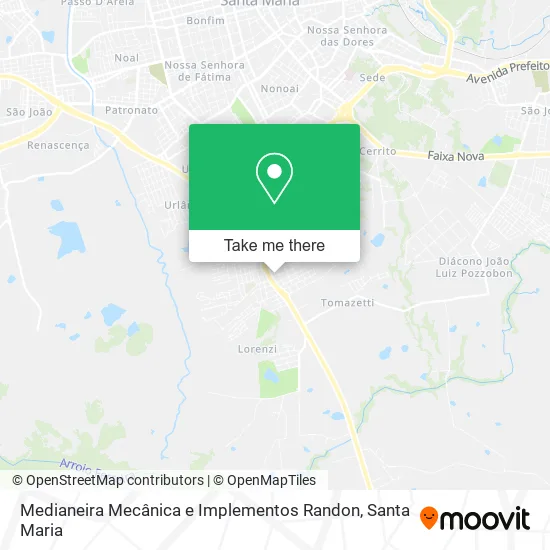 Medianeira Mecânica e Implementos Randon map