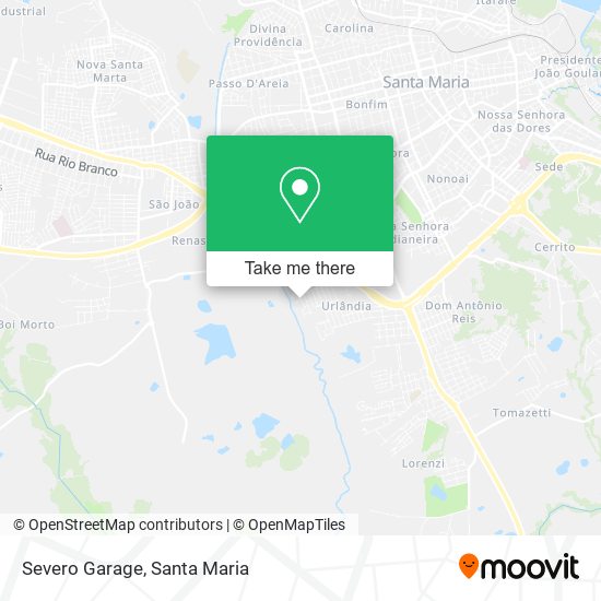 Severo Garage map