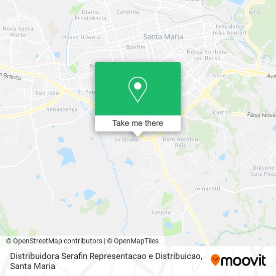 Distribuidora Serafin Representacao e Distribuicao map