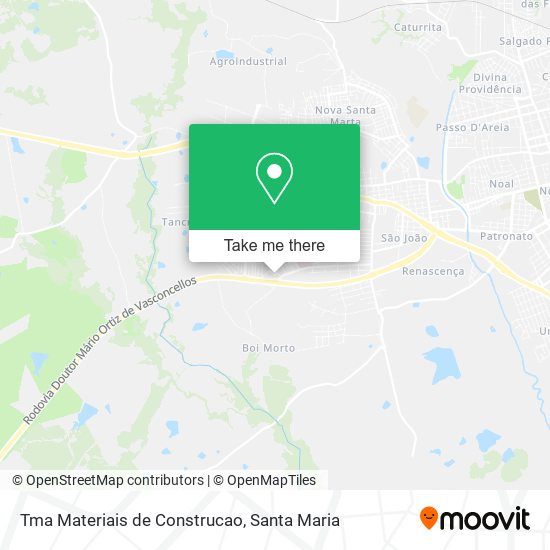 Tma Materiais de Construcao map